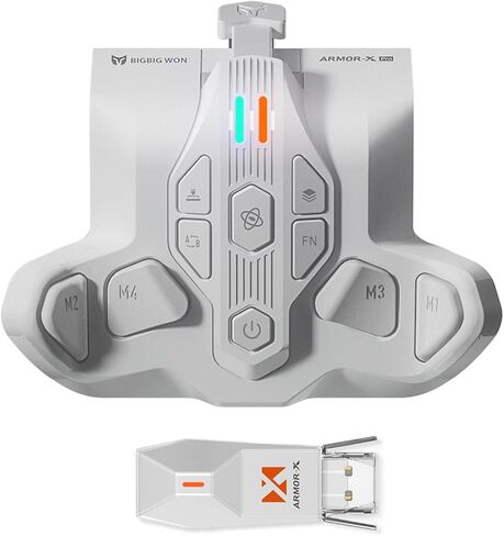 مجاديف وحدة التحكم BIGBIG WON، Armor-X Pro لسلسلة Xbox التي تلعب على Xbox Series X|S/Xbox One/Switch/Win، 6 محاور Gyro Motion Aim|مرفق زر خلفي لاسلكي Turbo لوحدة تحكم Xbox Series X|S in Saudi Arabia