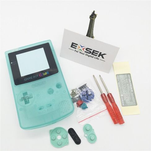 حزمة استبدال غطاء الإصدار الأخضر المضيء EXSEK المحدودة لسلسلة Gameboy (GBC Lumin) in Kuwait