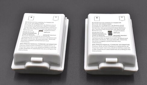 2pcs Battery Cover for Microsoft Xbox 360 Wireless Controller (Black) in Kuwait