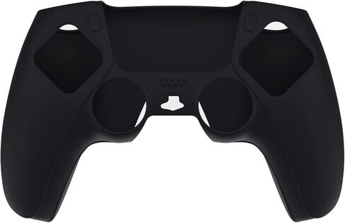 PlayVital Pure Series Dockable Model Anti-Slip Silicone Cover Skin for ps5 Controller, Soft Rubber Grip Case for ps5 Controller Fits with Charging Station with Thumb Grip Caps - 100 Cash Money Dollar in Saudi Arabia