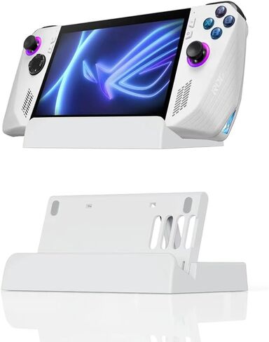 قاعدة حامل من واي دي واي دي واي دي واي دي لروج الي/ ستيم ديك/ سويتش OLED / سويتش لايت / الهاتف / التابلت، مع تعديل زاوية بثلاث سرعات / فتحات تبريد / حامل سفلي غير قابل للانزلاق ابيض in Saudi Arabia