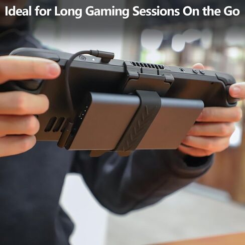 حامل باور بانك من امازير لسطح ستيم، حامل باور بانك بمشبك لسطح تدفق الصمام - اشرطة سيليكون مرنة قابلة للتعديل، متوافق مع معظم مقاسات باور بانك شاحن بي دي 45 واط +, أسود, اكسسوارات in Kuwait