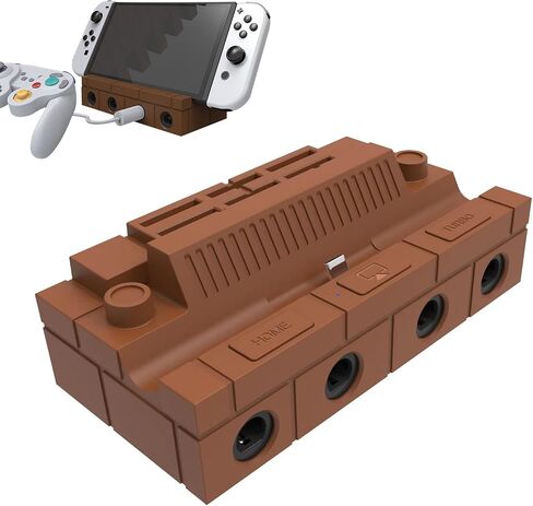 TV Docking Station for Nintendo Switch TV Dock Station,with HDMI and USB 3.0 Port,Gamecube Adapter Support Turbo and Vibration Features in Saudi Arabia