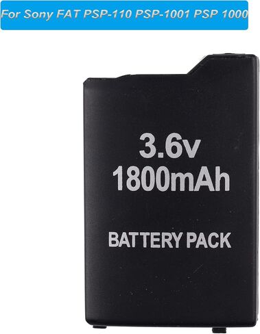 بطارية بديلة E-YIIVIIL PSP-110 متوافقة مع بطارية Sony Fat PSP-110 PSP-1001 PSP 1000 in Saudi Arabia