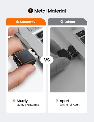 meatanty Metal USB Mouse Jiggler Tiny Undetectable Mouse Mover with Separate Mode and ON/Off Buttons,Supports Multi-Track,Driver-Free,Plug-and-Play Keeps PC/Laptop Awake in Saudi Arabia