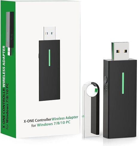 YCCTEAM Wireless Adapter Compatible with Xbox One Controller Wireless, Wireless Receiver with Driver on Windows 11/10/8.1 in Kuwait