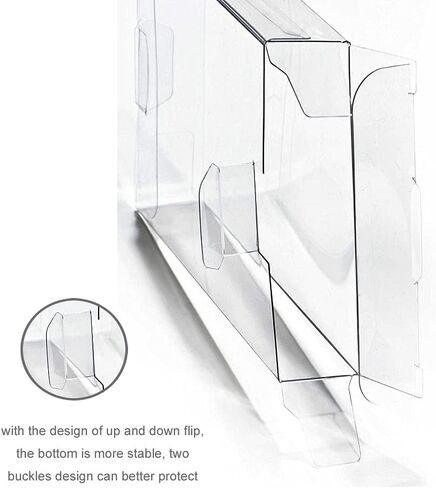 Ruitroliker Game Box Protector Case for Gameboy Advance/Color/GBA/GBC Cartridge - 0.5MM Thick Version - 10 Pack Games Protective Cases in Kuwait