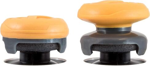 KontrolFreek Overwatch for PlayStation 4 (PS4) and PlayStation 5 (PS5) | Performance Thumbsticks | 1 High-Rise Convex, 1 Mid-Rise Convex | Orange in Saudi Arabia