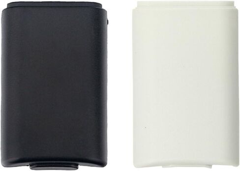 Yueton Pack of 2 Black and White Replacement AA Battery Case Back Cover Shell for Xbox 360 Controller in Saudi Arabia