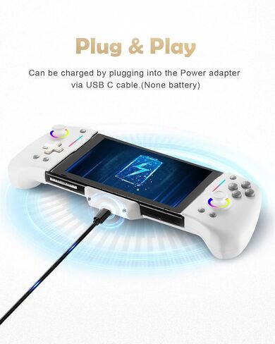 binbok Wired Switch Controllers for Nintendo Switch/OLED Controller，Switch Pro Controller One-Piece Joypad，Switch Controller Joypad for Handheld Mode with Back Map Button/Turbo/Motion Control (Black in Saudi Arabia