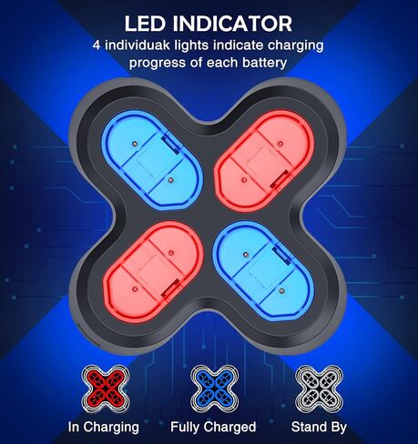 حزمة بطارية قابلة لإعادة الشحن لأجهزة Xbox Series X|S/Xbox One S/X/Elite، حزمة بطارية وحدة تحكم Xbox One بقدرة 4×1500 مللي أمبير في الساعة مع محطة شحن سريعة لوحدة التحكم اللاسلكية Xbox Series X|S/Xbox One S/X/Elite in Kuwait