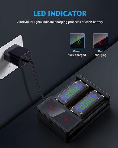 حزمة بطارية TUNROP قابلة لإعادة الشحن لأجهزة Xbox One/Xbox Series X|S، 2 × 2600 مللي أمبير في الساعة حزمة بطارية وحدة تحكم Xbox One، بطاريات قابلة لإعادة الشحن ذات سعة عالية مع شاحن لأجهزة Xbox One/One S/One X in Kuwait