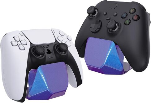 PlayVital Universal Controller Stand for Nintendo Switch 2 Pro & Switch Pro, Gamepad Stand for ps5 & ps4 Controller, Display Stand Holder forXbox Series X/S Controller – Solid Black in Kuwait