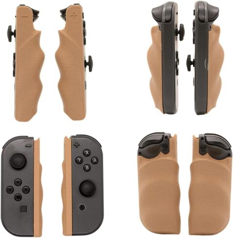 PALMEASE. Wood Comfort Grip Compatible with Nintendo Switch - Nintendo Switch Oled - Joycon Controller Grip - Nintendo Switch Accessories - Nintendo Switch Controller - Switch Handheld Grip in Saudi Arabia