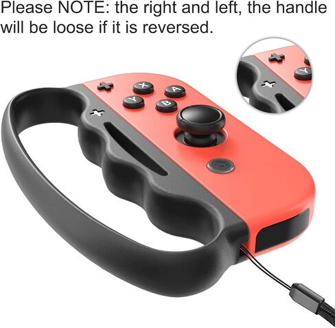 FYOUNG Fitness Boxing Hand Grip متوافق مع Switch/Switch OLED Joy Con Controller، مقبض مقبض متوافق مع ألعاب Switch Fitness Boxing - أسود in Saudi Arabia