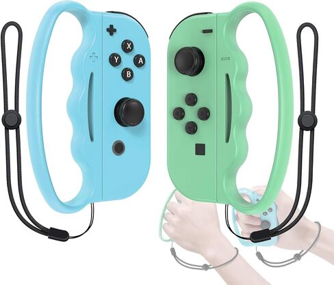 FYOUNG Fitness Boxing Hand Grip متوافق مع Switch/Switch OLED Joy Con Controller، مقبض مقبض متوافق مع ألعاب Switch Fitness Boxing - أسود in Saudi Arabia