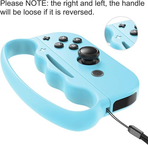 FYOUNG Fitness Boxing Hand Grip متوافق مع Switch/Switch OLED Joy Con Controller، مقبض مقبض متوافق مع ألعاب Switch Fitness Boxing - أسود in Saudi Arabia