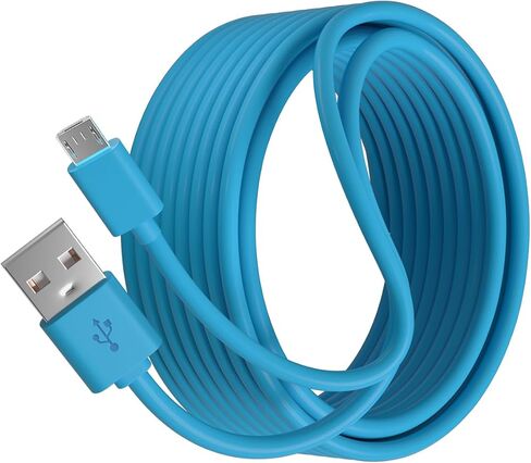 SCOVEE 6FT Long PS4 Controller Charging Cord for Xbox One,Slim/Elite/X Controller,Dual Shock 4,Playstation 4,Charge and Play Wire, Micro USB Fast Charger Data Sync Cable in Saudi Arabia