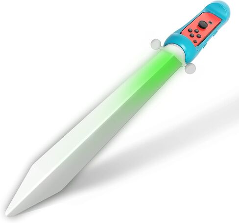 ملحقات GH Sword متوافقة مع نينتندو سويتش (أزرق، حزمة واحدة)، وحدة تحكم السيف Joycon Right Games لجهاز Switch Sports Chambara، The Legend of Zelda: Skyward Sword HD، Skyrim in Kuwait