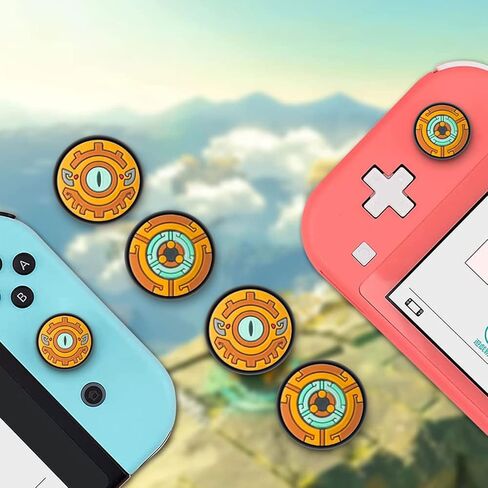 4 قطع من أغطية Jusy Thumb Grip المتوافقة مع Nintendo Switch/OLED/Switch Lite، عصا تحكم ناعمة من السيليكون Joy-Con، غطاء عصا تناظرية ثلاثية الأبعاد لطيفة، 132 in Kuwait