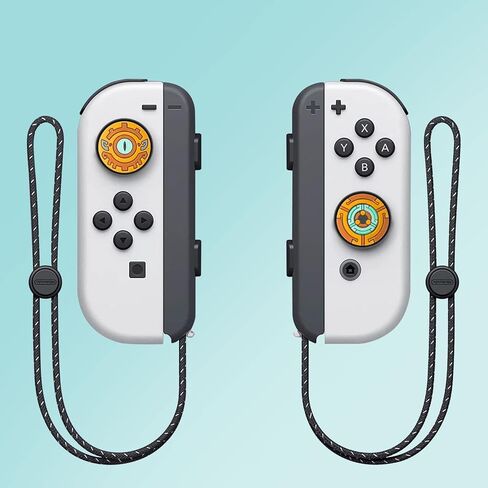 4 قطع من أغطية Jusy Thumb Grip المتوافقة مع Nintendo Switch/OLED/Switch Lite، عصا تحكم ناعمة من السيليكون Joy-Con، غطاء عصا تناظرية ثلاثية الأبعاد لطيفة، 132 in Kuwait