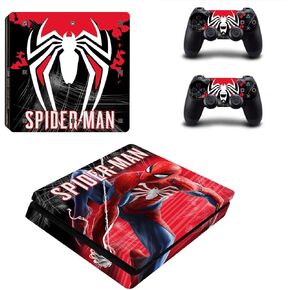 Vinyl Decal Skin Stickers Super Hero Cover for PS4 Slim S Console Controllers