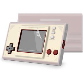 PlayVital Semi-Transparent Clear Silicone Cover Protective Case Skin for Nintendo Game & Watch: Super Mario Bros w/ 2 Pcs Screen Protectors | Protective Cover with 2 Semi-Transparent Screen Protectors in Saudi Arabia