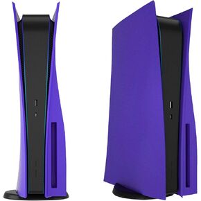 Unngeigei Plates Cover Compatible with PS5 Disc Edition, ABS Anti-Scratch Dustproof Cover Replacement Hard Shockproof Shell Plates for Playstation 5 Accessories, Side Plates for PS5 - Purple in Kuwait