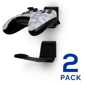 [EOL] حامل حامل مثبت على الحائط لسرير وحدة التحكم في الألعاب (عبوتان) لجهاز XBOX ONE SWITCH PS4 PS5 STEAM PC NINTENDO، ملحقات لوحة الألعاب العالمية - بدون براغي، لاصق، أسود من Brainwavz (UGC-X) [EOL] in Saudi Arabia