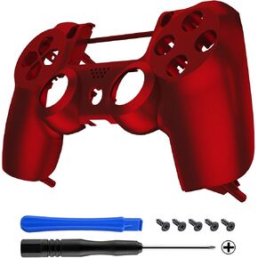 eXtremeRate Chameleon Gold Green Glossy Replacement Front Housing Shell Cover Compatible with ps4 Slim Pro Controller CUH-ZCT2 JDM-040/050/055 - Controller NOT Included in Kuwait