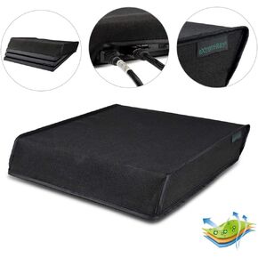 eXtremeRate Black Horizontal Dust Cover for PS4 Pro Console, Soft Neat Lining Dust Guard for PS4 Pro Console, Anti Scratch Waterproof Cover Protector Sleeve for PS4 Pro Console in Kuwait