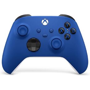 وحدة تحكم Microsoft Xbox One S اللاسلكية بتقنية Bluetooth، باللون الأزرق (متجددة) in Kuwait