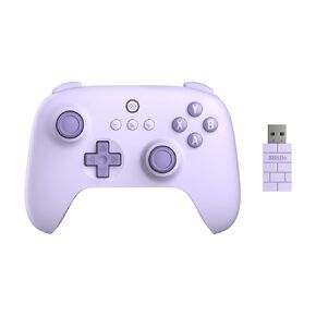 وحدة تحكم لاسلكية 8Bitdo Ultimate C 2.4g مع محول لأجهزة الكمبيوتر التي تعمل بنظام Windows وAndroid وSteam Deck وRaspberry Pi (أرجواني) in Kuwait