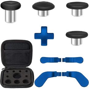 مجاديف وحدة التحكم Elite، أعواد إبهام معدنية بديلة، لوحة D قياسية لجهاز Xbox Elite Controller Series 2 Core، مجموعة ملحقات لجهاز Xbox One Elite 2 (أسود) in Kuwait