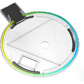 Gamers Digital RGB LED Base for PS5 Vertical Stand, 4-Color Modes, Sturdy Slim Design, Tool-Free Install with Remote