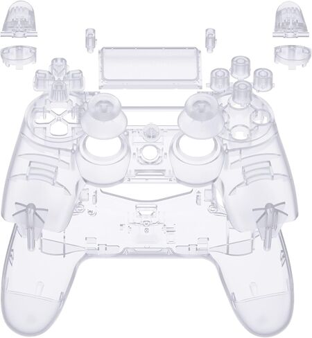 eXtremeRate Classics SNES Style Replacement Touchpad Front Back Shell with Face Buttons Compatible with ps4 Slim Pro CUH-ZCT2 Controller - Controller NOT Included in Kuwait