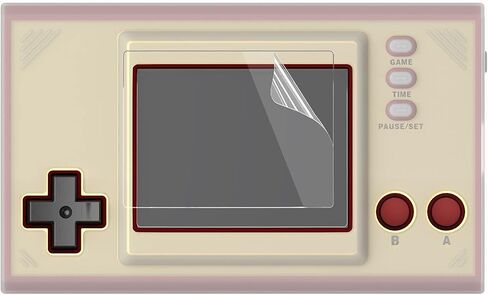 PlayVital Semi-Transparent Clear Silicone Cover Protective Case Skin for Nintendo Game & Watch: Super Mario Bros w/ 2 Pcs Screen Protectors | Protective Cover with 2 Semi-Transparent Screen Protectors in Kuwait