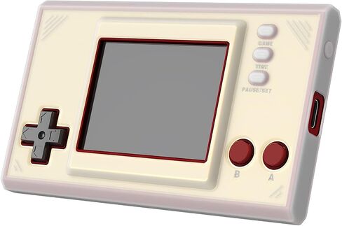 PlayVital Semi-Transparent Clear Silicone Cover Protective Case Skin for Nintendo Game & Watch: Super Mario Bros w/ 2 Pcs Screen Protectors | Protective Cover with 2 Semi-Transparent Screen Protectors in Kuwait