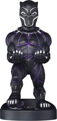 Exquisite Gaming: Marvel End Game: Black Panther - Original Mobile Phone & Gaming Controller Holder, Device Stand, Cable Guys, Licensed Figure in Kuwait
