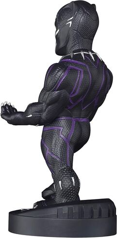 Exquisite Gaming: Marvel End Game: Black Panther - Original Mobile Phone & Gaming Controller Holder, Device Stand, Cable Guys, Licensed Figure in Kuwait