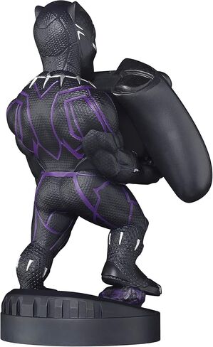 Exquisite Gaming: Marvel End Game: Black Panther - Original Mobile Phone & Gaming Controller Holder, Device Stand, Cable Guys, Licensed Figure in Kuwait