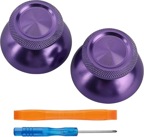 TOMSIN Metal Thumbsticks Replacement Kit for PS5 Controller – Aluminum Joysticks Accessories Compatible with PlayStation 5 Controller (Black) in Kuwait