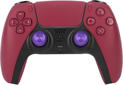 TOMSIN Metal Thumbsticks Replacement Kit for PS5 Controller – Aluminum Joysticks Accessories Compatible with PlayStation 5 Controller (Black) in Kuwait