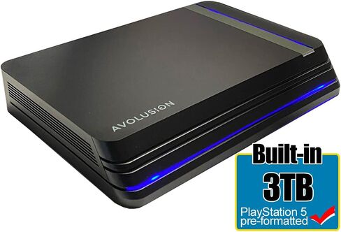 Avolusion HDDGEAR PRO X 3TB USB 3.0 External Gaming Hard Drive for PS5 Game Console - 2 Year Warranty in Saudi Arabia