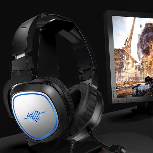 سماعات رأس لاسلكية للألعاب من GAMELITE مزودة بميكروفون لجهاز Nintendo Switch PS5 PS4 PC حتى 40 ساعة 2.4G سماعات رأس لاسلكية بلوتوث RGB للألعاب فوق الأذن وإلغاء الضوضاء وميكروفون سلكي للوضع لأجهزة Xbox in Saudi Arabia
