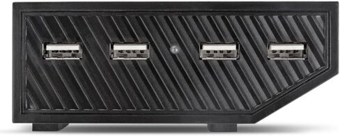 محول موزع USB لـ Xbox One من TNP (أسود) - 4 منافذ USB عالية السرعة وموسعة لوصلة الشاحن لملحقات وحدة تحكم ألعاب Xbox One [Xbox One] in Saudi Arabia