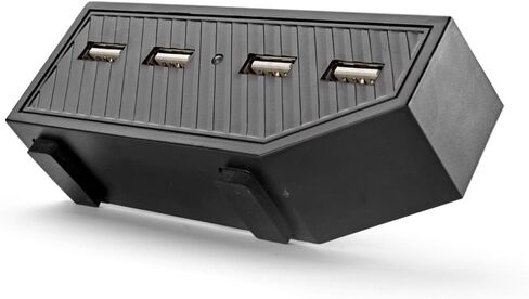 محول موزع USB لـ Xbox One من TNP (أسود) - 4 منافذ USB عالية السرعة وموسعة لوصلة الشاحن لملحقات وحدة تحكم ألعاب Xbox One [Xbox One] in Saudi Arabia
