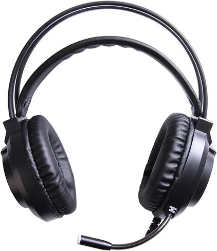 Dart Frog Gaming Headset with Microphone, Compatible with PS4 PS5 Xbox One PC Laptop, Over-Ear Headphones with - RGB Illuminated Gaming Headset Having Noise Canceling Mic – Black (RGB – LED Light) in Saudi Arabia