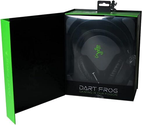 Dart Frog Gaming Headset with Microphone, Compatible with PS4 PS5 Xbox One PC Laptop, Over-Ear Headphones with - RGB Illuminated Gaming Headset Having Noise Canceling Mic – Black (RGB – LED Light) in Saudi Arabia