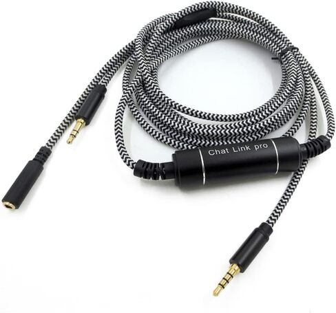 جنسي كيبل صوت للدردشة الصوتية متوافق مع لعبة التقاط الصوت HD60 S+/HD60/HD60 برو/HD60 X/Xbox One/Xbox Series X/S/PS4/PS5 - محولات بخاصية الغاء الضوضاء in Kuwait